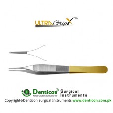 UltraGrip™ TC Adson Dissecting Forcep 1 x 2 Teeth Stainless Steel, 12 cm - 4 3/4" 